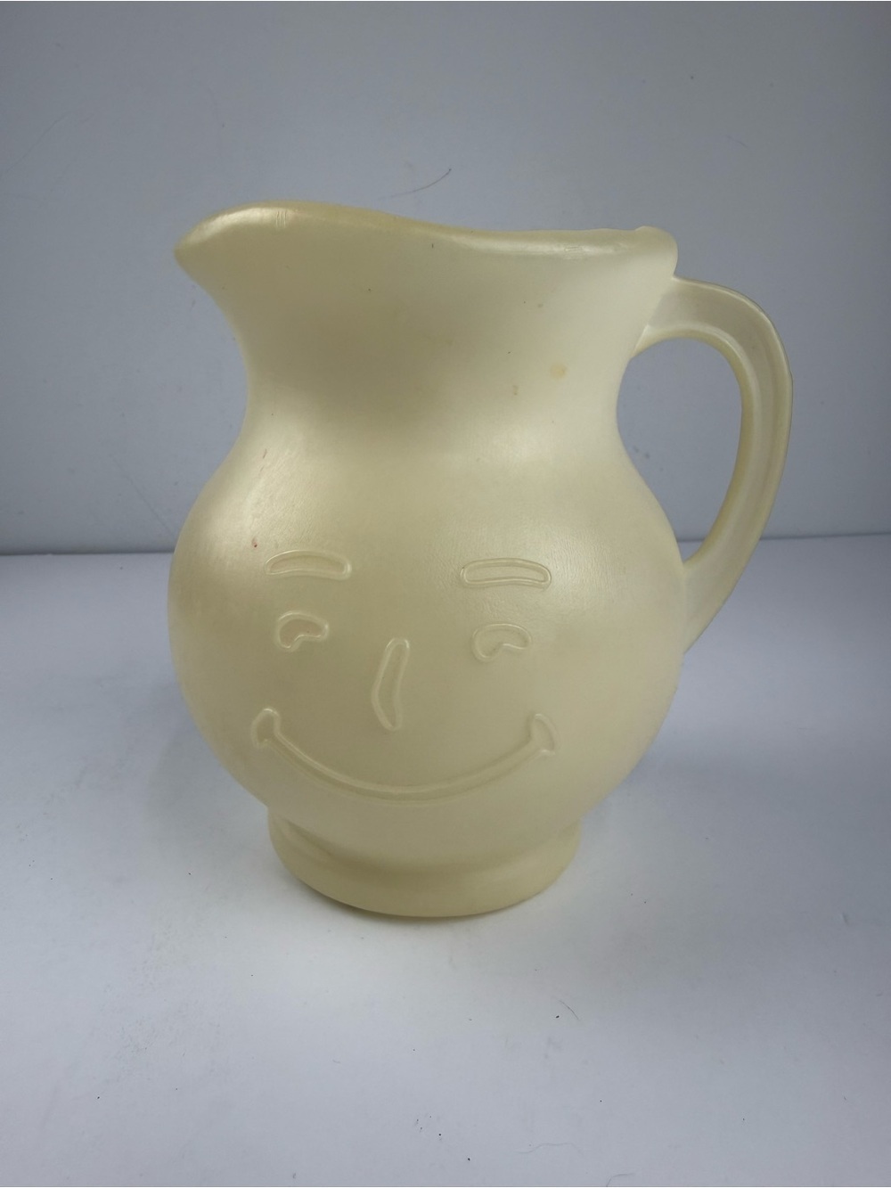 Vintage 80s KoolAid Man Drink Pitcher Plastic